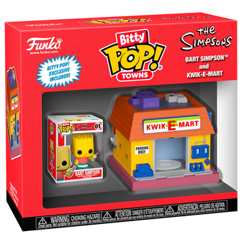 Figurka Funko Bitty POP Town Simpsons Bart Simpsons and Kwik-E-Mart 2.5 cm (889698836845)