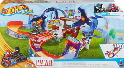 Автодром Hot Wheels Racerverse Spider-Man's Web Slinging Speedway Track Set HPL34 (194735162055)