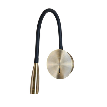 Cветильник бра Levistella 920V35D35C BRONZE+BK металлический с LED подсветкой и выключателем Бронзово-черный (134-16-LVS4319)