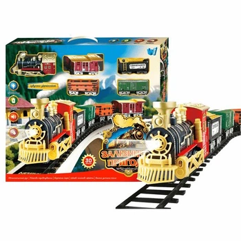 Игровой набор “Железнодорожные приключения” WToys 36988 с украинским озвучиванием, светом и паром