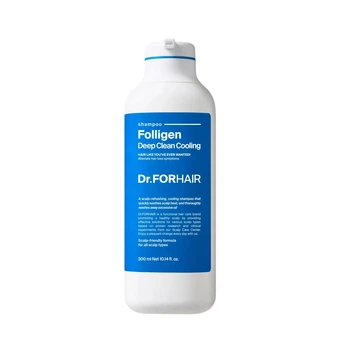 Глибокоочисний шампунь з ефектом охолодження Dr.Forhair Folligen Deep Clean Cooling Shampoo, 300 мл