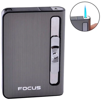 Портсигар Focus с подачей сигарет и зажигалкой