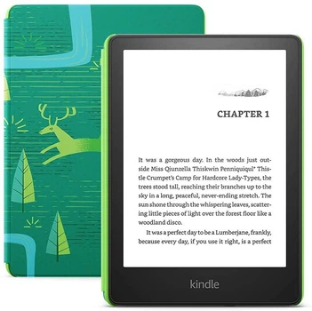 Электронная книга Amazon Kindle Paperwhite Kids 11th Generation 16GB WIFI Online (Emerald Forest)