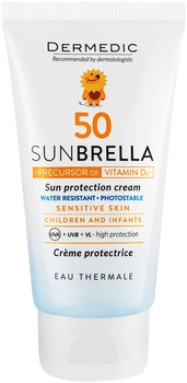 Krem przeciwsłoneczny Dermedic Sunbrella dla dzieci Spf 50 50 ml (5901643172053)