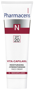 Krem nawilżający do twarzy Pharmaceris N Vita-Capilaril Spf 20 wzmacniający 50 ml (5900717152311)