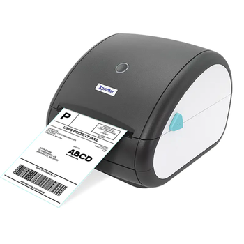 Термопринтер Xprinter XP-422B принтер этикеток, наклеек и штрих-кодов 108мм USB для маркировки Новой почты (XP480B, XP-DT422B, new XP-420B)