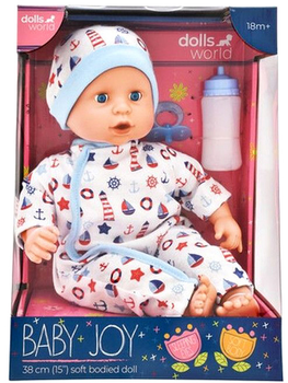 Лялька Dolls World Baby Joy біла 38 см (5018621783146)