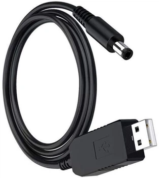 Кабель для роутера USB 5V - 12V 2A 1 м 5.5*2.1/2.5 мм