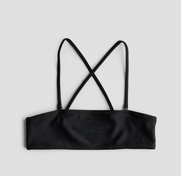 Купальний топ H&M 1219265-1 146-152см чорний