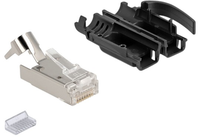 Złącze Delock RJ-45 Cat 6 25 szt. Clear (4043619669905)