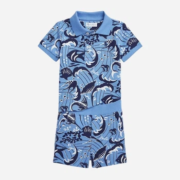 Детский комплект (футболка + шорты) для мальчика Ralph Lauren 146036582 62 см Синий (1159821316)