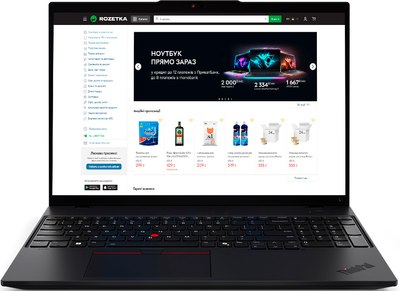 Ноутбук Lenovo ThinkPad L16 Gen 1 (21L8S1RT00) Black