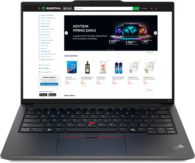 Ноутбук Lenovo ThinkPad E14 Gen 6 (21M4S21N00) Black