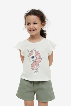Футболка H&M 92см белый единорог 22041143864