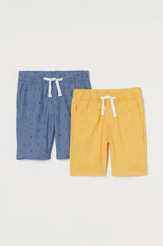 Шорти (2шт) H&M 110см жовто-синій 2806934485