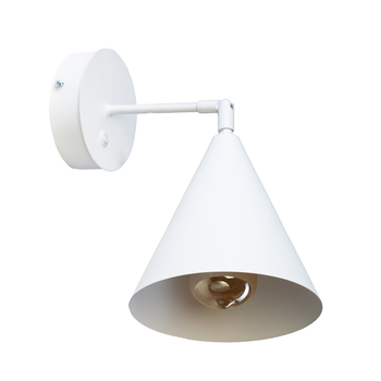 Бра з вимикачем Mont W180-BT White
