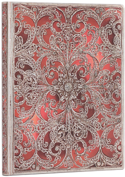 Notatnik Paperblanks Silver Filigree Pomegranate 18x23 cm 176 stron w linie (9781439794012)