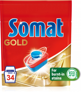 Tabletki do mycia naczyń w zmywarce Somat Gold 34 szt (9000101577105)