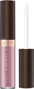 Cienie do powiek w płynie Eveline Choco Glamour Cocoa Extract №04 shimmering 6.5 ml (5903416058984)