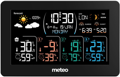 Stacja pogodowa Meteo SP108 Black (05SP108)