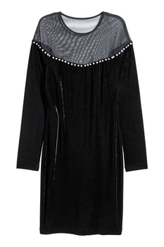 Платье H&M 38 черный 12125808976