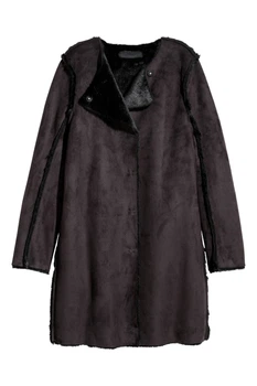 Пальто H&M 32 чорний 501588526