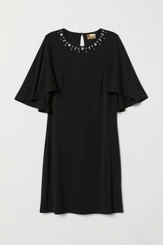 Платье H&M 36 черный 1002682786