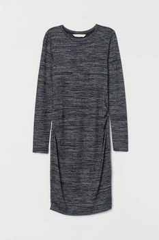 Платье H&M XXL серо синий меланж 2009793586