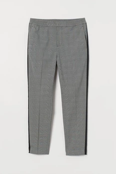 Брюки H&M 29/30 серый клетка 2009867583