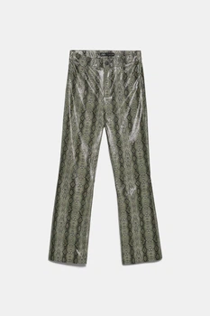 Штани Zara M змеинный візерунок 4432151038