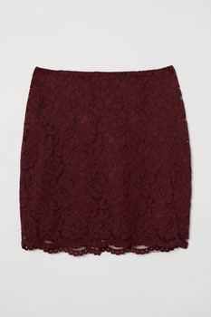 Спідниця H&M 38 бордовий 2302679606