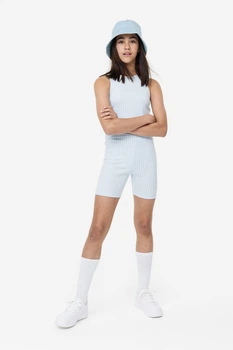 Шорти H&M 158см біло-блакитний клітинка 19041159913