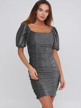 Сукня H&M S срібляста 1607921447