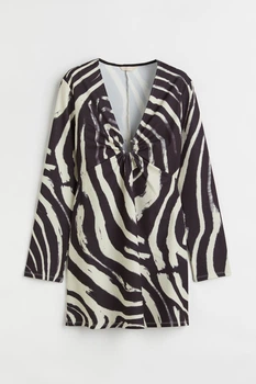 Сукня H&M M кремово чорний 24071089437