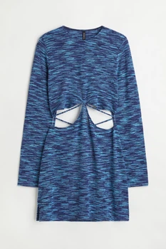 Платье H&M XXL синий меланж 25071049693