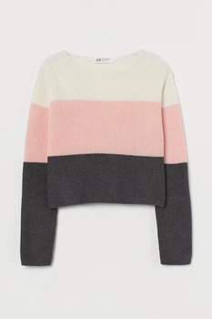 Джемпер H&M 146 152см рожевий сірий 508863116