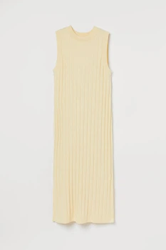 Платье H&M L кремовый 3007997255