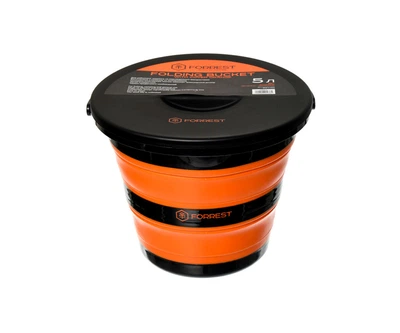 Відро з кришкою Forrest Folding Bucket Orange with cover 5л (FFB5O-C)
