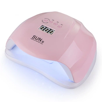 Лампа для манікюру та педикюру SUN X UV/LED 54 Вт рожева