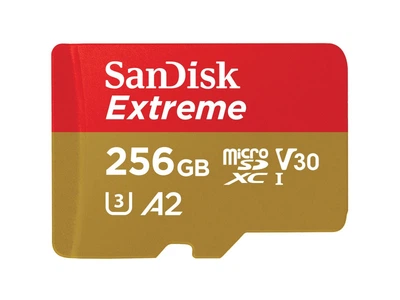 Карта пам'яті SanDisk 256 GB microSDXC UHS-I U3 V30 A2 Extreme (SDSQXAV-256G-GN6MA)
