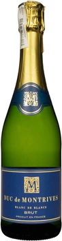 Вино ігристе Duc de Montrives Blanc de Blancs Brut сухе біле 0.75 л 11% (3438931022667)