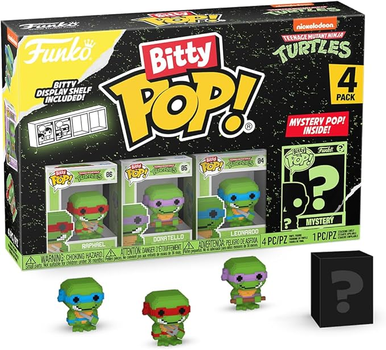 Zestaw figurek-niespodzianek Funko Bitty Pop Turtles Teenage Mutant Ninja Blit 2.2 cm 4 szt (889698715102)