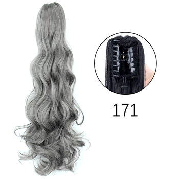 Шиньон хвост на крабе длина 60см W-171