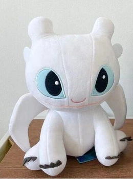 М'яка іграшка Star toys «Дракон Беззубик» білий Денна Фурія (55 см)
