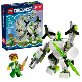 Zestaw klocków LEGO DREAMZzz 20 w 1 Przygody Z-Bloba - roboty i pojazdy 121 element (71487)