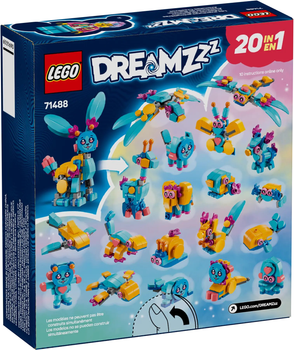 Zestaw klocków LEGO DREAMZzz 20 w 1 Kreatywne zwierzęce przygody Bunchu 143 elementy (71488)