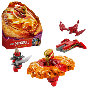 Zestaw klocków LEGO Ninjago Smoczy spinner Spinjitzu Kaia 54 elementy (71823)