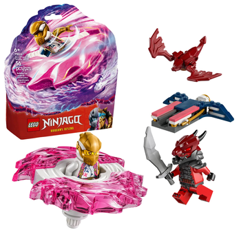 Zestaw klocków LEGO Ninjago Smoczy spinner Spinjitzu Sory 56 elementów (71824)