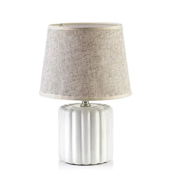 Лампа керамічна настільна Flora Leti White 26 см. 36068