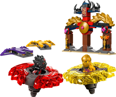 Zestaw klocków LEGO Ninjago Smocze Spinjitzu — zestaw bitewny 186 elementów (71826)